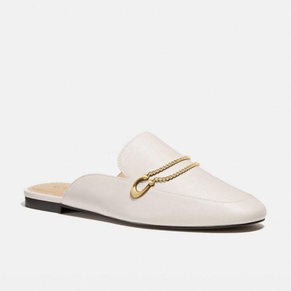 Authentic Coach SAWYER SLIDE Mules  LOAFER US 9.5B New in Box - Picture 1 of 5